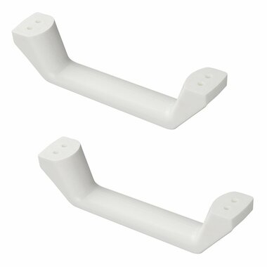 Maniglia di manovra bianca - set da 2 pezzi