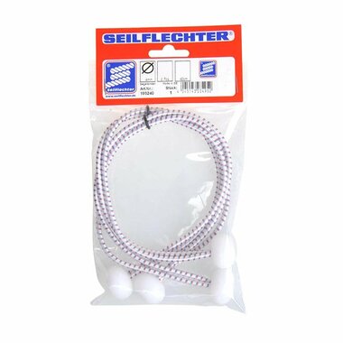 Legante per vela con palline di plastica  2 pezzi in sacchetto  40 cm  bianco