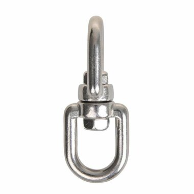 Serratura girevole 8mm  acciaio inox A4 AISI 316  occhio occhio  2.500 daN