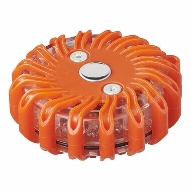 Disco di avvertimento 16LED arancione