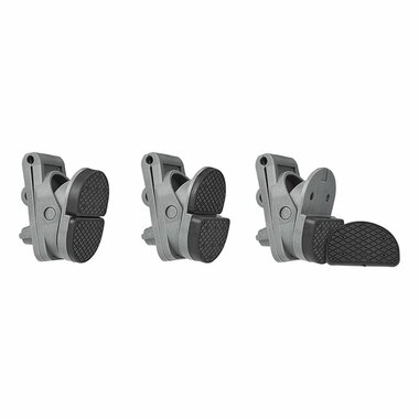 Clip per tenda da sole con chiusura a torsione - set da 3 pezzi