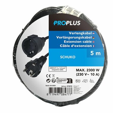 Cavo prolunga Schuko 5M 3x1.0mm²