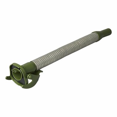 Beccuccio erogatore flessibile in metallo per benzina 20mm