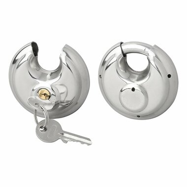 Lucchetto a disco 70mm 2 pezzi con chiave uguale