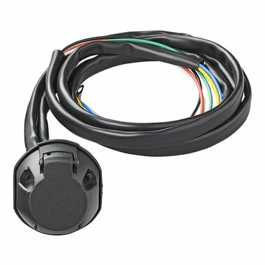 Kit cablaggio gancio traino 7 poli PVC + cavo 1 50M