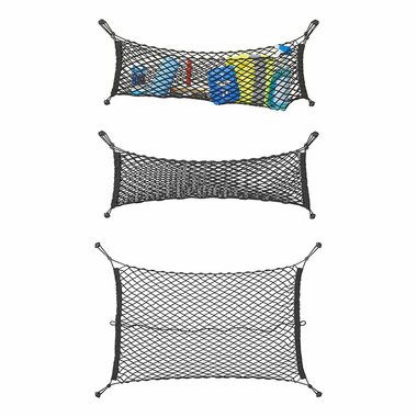 Rete portabagagli elastica 80x50cm con ganci in plastica NS-3