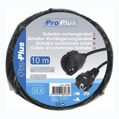 Cavo prolunga Schuko 10M 3x1.0mm²