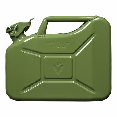 Tanica 10L verde metallo omologata UN TuV GS