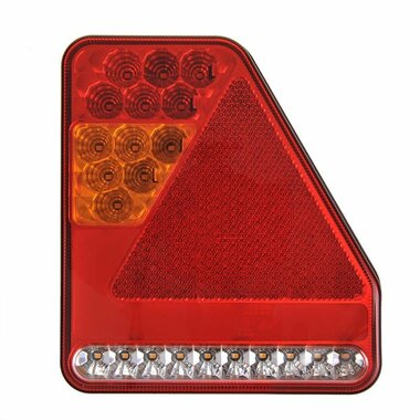 Fanale posteriore 5 funzioni 208x188mm 22LED destro UK