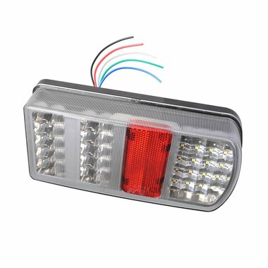 Fanale posteriore 5 funzioni 225x105mm 43LED destro