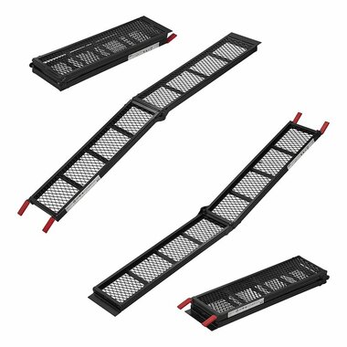Rampa in acciaio pieghevole  203x28cm  340kg al pezzo