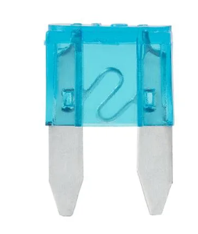 Fusibili a lama mini 15A blu