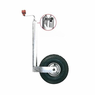 Ruotino di manovra Plus diametro 48 mm ruota pneumatica 260 x 85 mm 250 kg