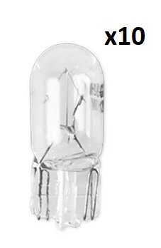 Lampada auto 12V 3W T10 W2.1x9.5d x10 pezzo