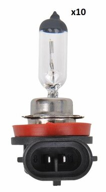 Lampadina auto 12V 55W PGJ19-2 H11 x10 pezzi