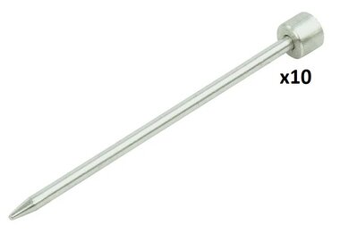 Picchetto da roccia 15cm alluminio x10 pezzi