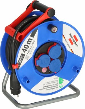 Garant IP44 carrete de cable 40m H05RN-F 3G2,5