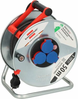 Garant S IP44 tamburo per cavi 50m AT-N05V3V3-F 3G1.5 nero
