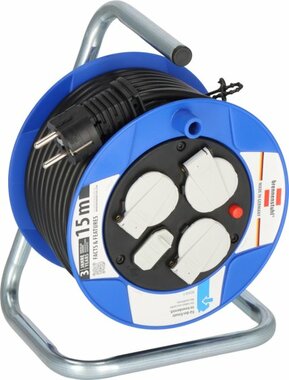 Avvolgicavo e USB 15m H05VV-F 3G1,5