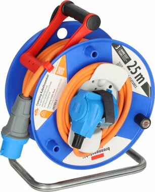 Tamburo avvolgicavo per Campeggio Garant G CEE 3 IP44 25m H07RN-F 3G2,5