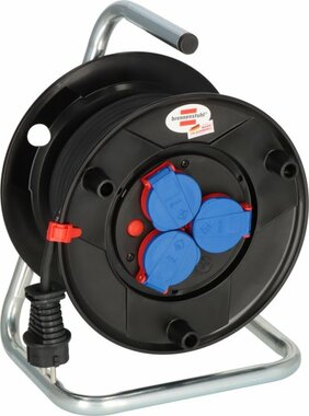 Tamburo avvolgicavo AK 240 IP44 nero 20m H05RR-F 3G1,5
