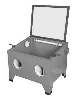 Cabina di sabbiatura da tavolo modello 80 L