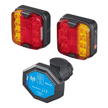 Set di illuminazione per rimorchio LED con magneti senza fili (Bluetooth) a 13 poli