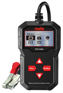 Tester professionale per batterie con display LCD 12V