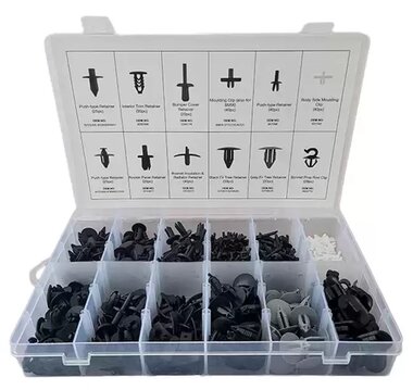 Assortimento di Clip per Finiture – Volvo 350 Pezzi
