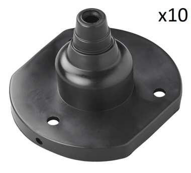 Guarnizione in gomma per presa x10 stuks