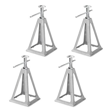Set di supporti in alluminio da 4 pezzi