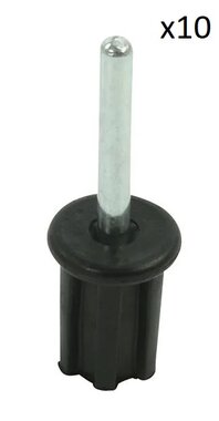 Tappo superiore 22mm con perno x10 pezzi