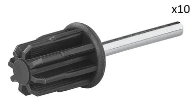 Tappo superiore 25mm con perno x10 pezzi
