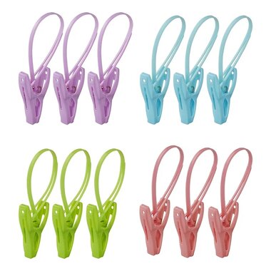 Mollette per bucato - set da 12 pezzi