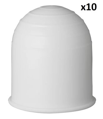 Cappuccio gancio traino bianco x10 pezzi