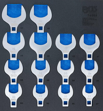 Set di chiavi a zampa di gallo 12,5 mm (1/2) 14 pz