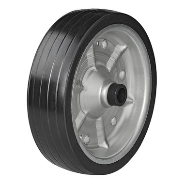 Pneumatico per ruotino con grande cerchio in metallo e gomma 220 x 65 mm, 500 kg