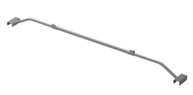 Arco in metallo estensibile 100-155 cm per telo coprimoto o rimorchio