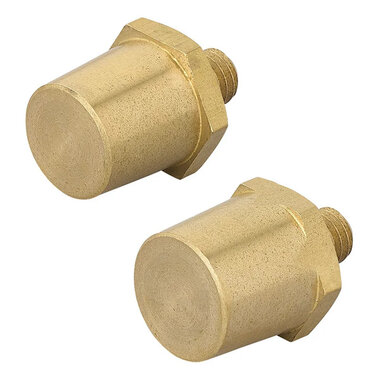 Set poli batteria avvitabili (+) e (-) in ottone M8