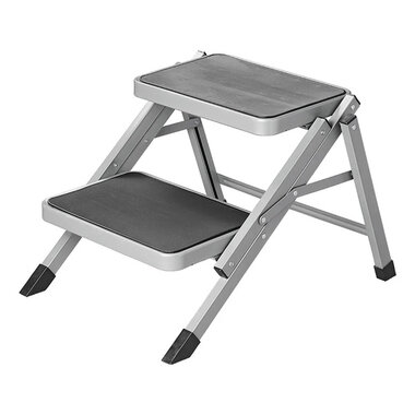 Scaletta pieghevole a 2 gradini