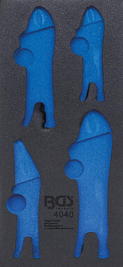Modulo per carrelli portautensili 1/3 vuoto per BGS 4040