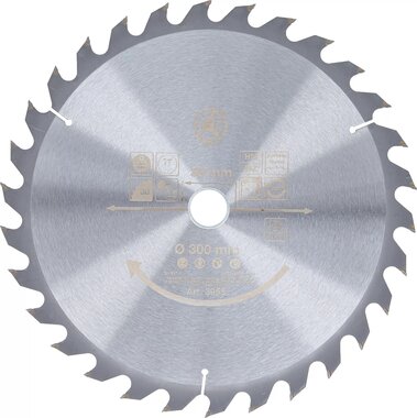 Lama per sega circolare con punte in metallo duro Ø 300 x 30 x 3,2 mm 30 denti