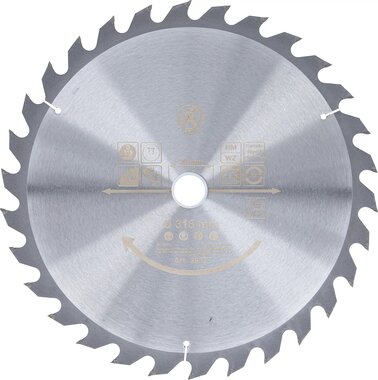 Lama per sega circolare con punte in metallo duro Ø 315 x 30 x 3,0 mm 30 denti