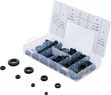 Assortimento passacavi in gomma pollici 180 pz