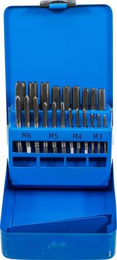 Set maschi e filiere M3 - M12 21 pz