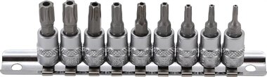 Tappi di chiusura 1/4, 9 pezzi, foro Torx T10 - T50