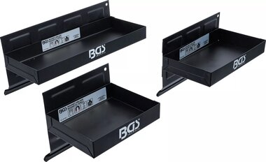 Serie di vaschette portaminuteria magnetiche 145 / 210 / 310 mm 3 pz
