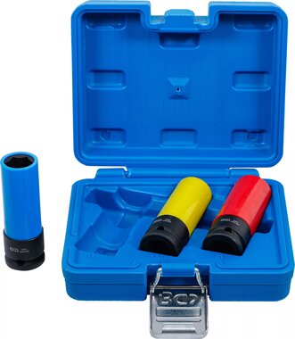 Set di bussole macch.riv.plastica (1/2) 17 / 19 / 21 mm 3 pz