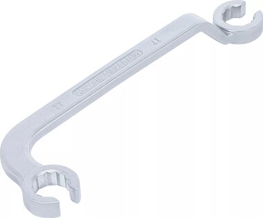 Chiave a doppio anello aperta per condotti di iniezione diesel 17 mm