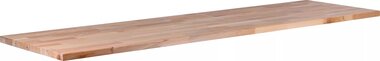 Piano di lavoro in legno massiccio 1950 x 550 x 30 mm